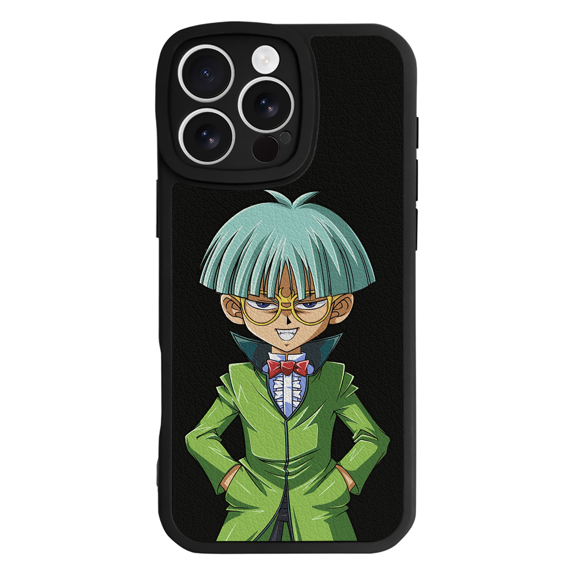 遊☆戯☆王 Yu-Gi-Oh! 【iPhone 16シリーズ対応】シリコンスマホケース（レザー調） 材質：シリコン
